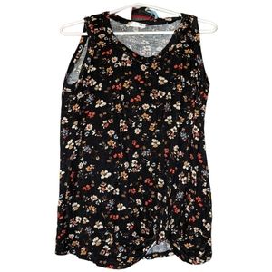 Nine Britton Brown Floral Top Size Small